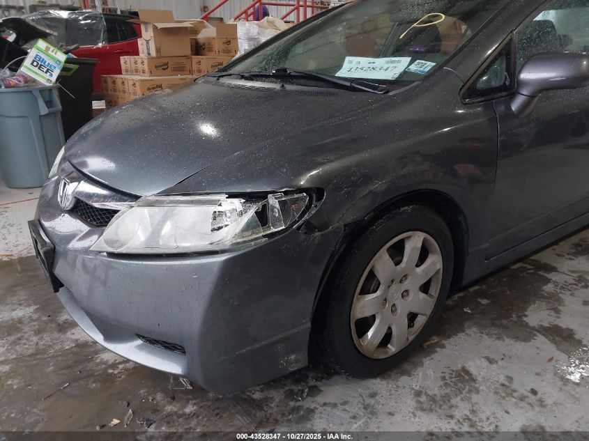 2009 Honda Civic Lx VIN: 2HGFA16579H365821 Lot: 43528347