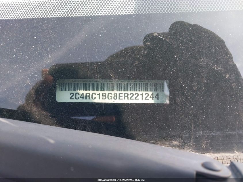 2014 Chrysler Town & Country Touring VIN: 2C4RC1BG8ER221244 Lot: 43528373