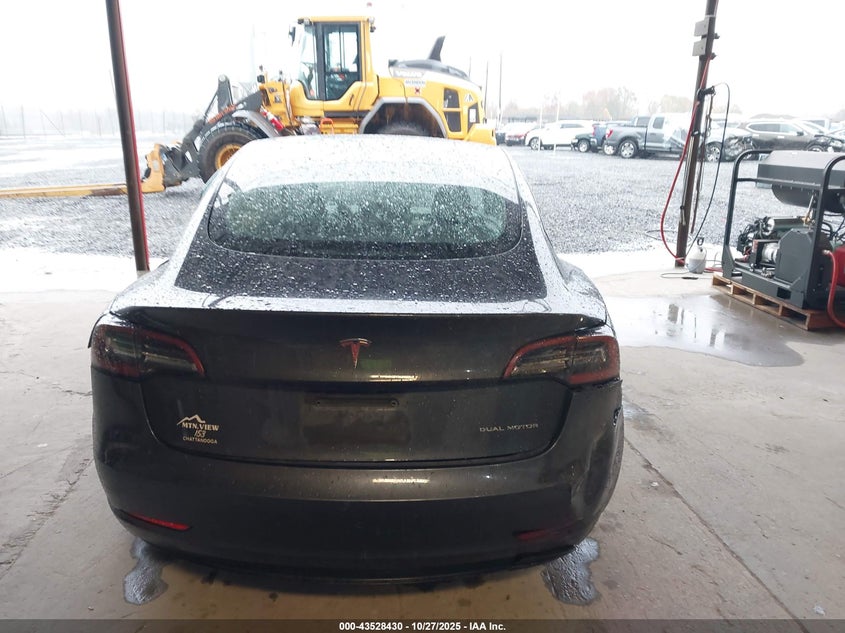 2022 Tesla Model 3 Long Range Dual Motor All-Wheel Drive VIN: 5YJ3E1EB3NF192506 Lot: 43528430
