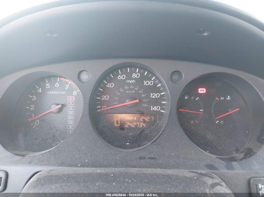 2002 Acura Mdx VIN: 2HNYD18842H527698 Lot: 43528444