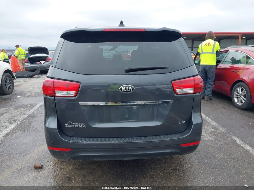 2017 Kia Sedona Lx VIN: KNDMB5C15H6301126 Lot: 43528526