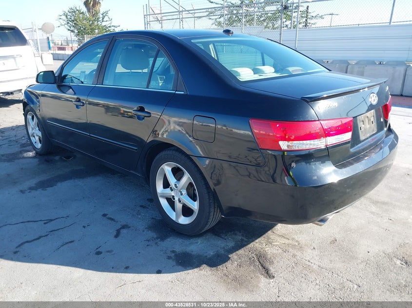 5NPEU46F38H389874 2008 HYUNDAI SONATA photo no. 3