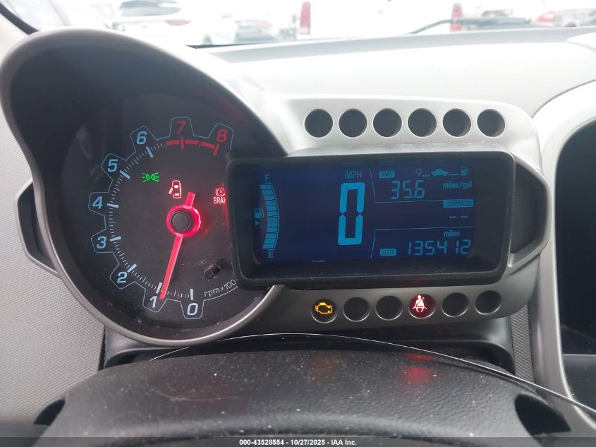 2016 Chevrolet Sonic Lt Manual VIN: 1G1JD5SG8G4148313 Lot: 43528554