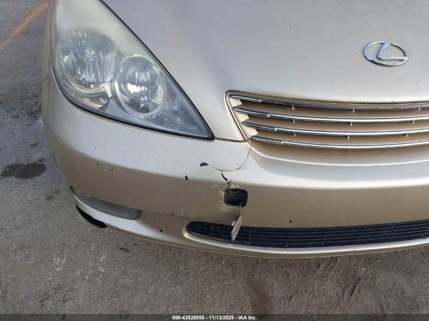 2004 Lexus Es 330 VIN: JTHBA30G145016705 Lot: 43528555