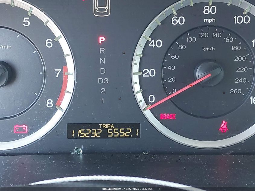 2009 Honda Accord 2.4 Lx VIN: JHMCP26339C007590 Lot: 43528621