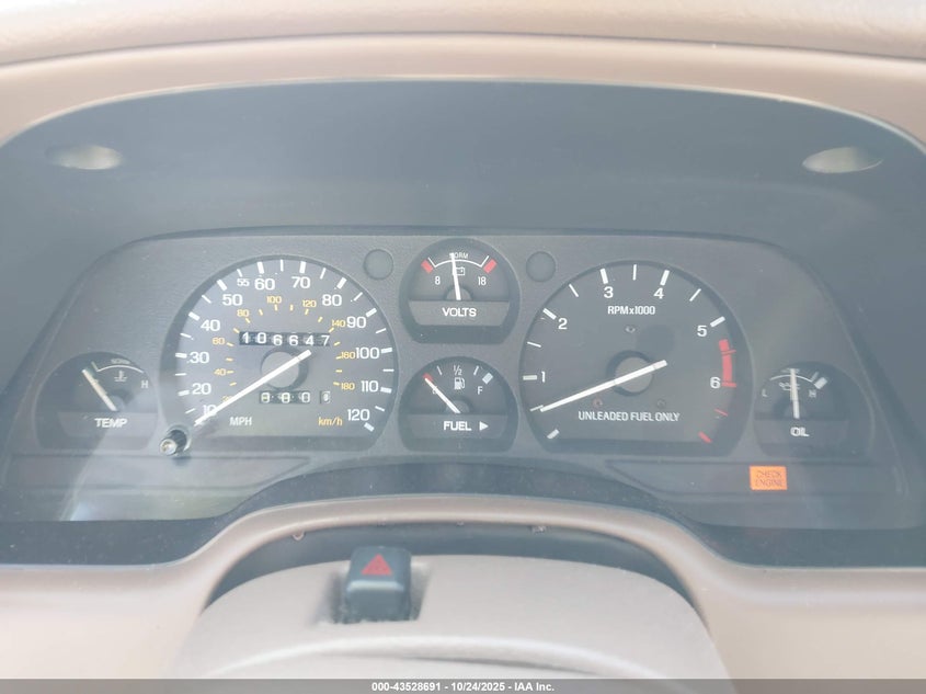 1995 Mercury Cougar Xr7 VIN: 1MELM62W2SH608997 Lot: 43528691