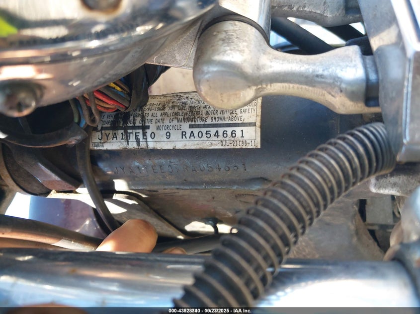 1994 Yamaha Xv1100 VIN: JYA1TEE09RA054661 Lot: 43528740