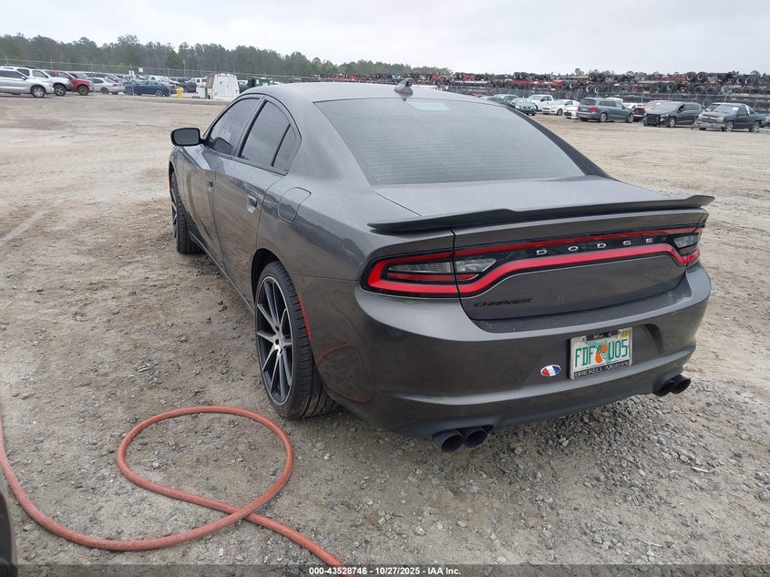 Vin: 2c3cdxhg3hh598902, lot: 44023748, dodge charger sxt rwd 20173