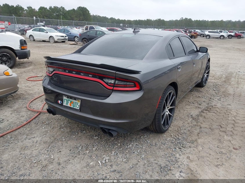 Vin: 2c3cdxhg3hh598902, lot: 44023748, dodge charger sxt rwd 20174