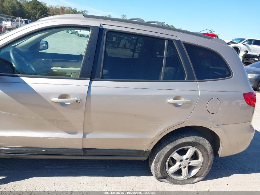 2007 Hyundai Santa Fe Gls VIN: 5NMSG13D17H086762 Lot: 43528755