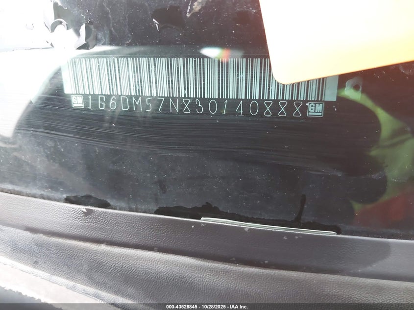 2003 Cadillac Cts Standard VIN: 1G6DM57N830140888 Lot: 43528845