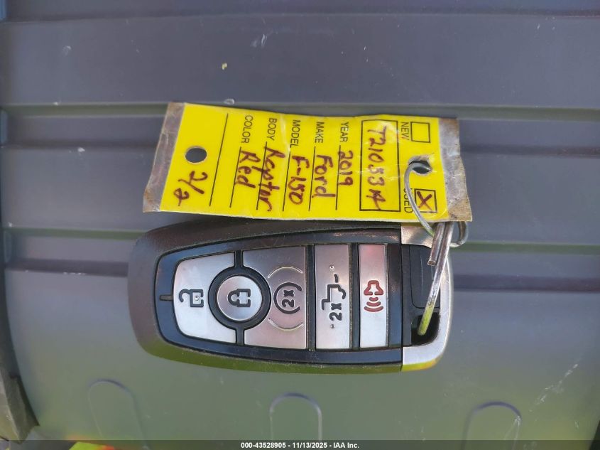 2019 Ford F-150 Raptor VIN: 1FTFW1RG8KFC52772 Lot: 43528905