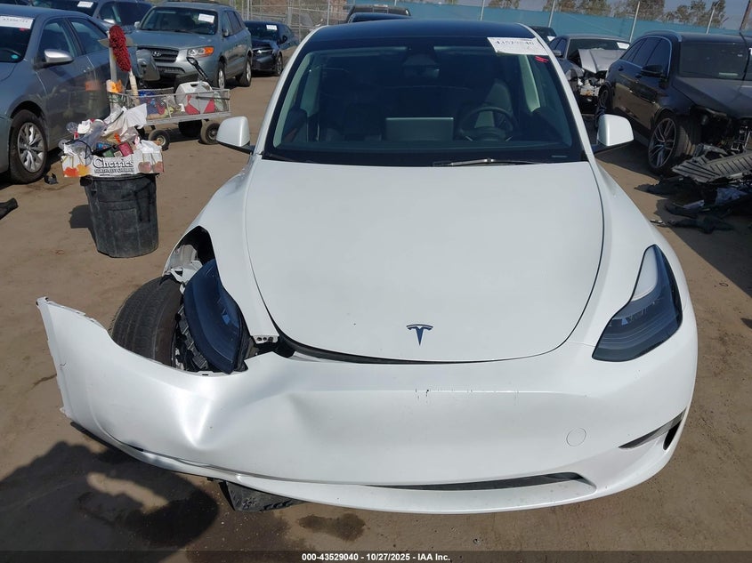 2024 Tesla Model Y Long Range Dual Motor All-Wheel Drive/Rwd VIN: 7SAYGDED5RF111095 Lot: 43529040