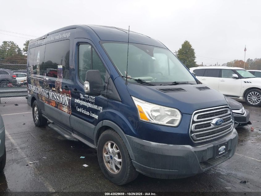 2015 Ford Transit-350 Xlt VIN: 1FBZX2CG2FKA74934 Lot: 43529059