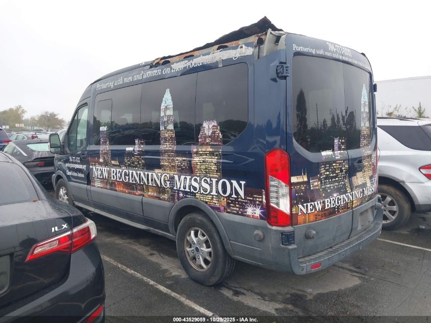 2015 Ford Transit-350 Xlt VIN: 1FBZX2CG2FKA74934 Lot: 43529059