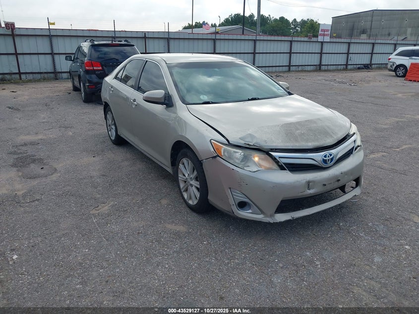 2014 TOYOTA CAMRY HYBRID XLE - 4T1BD1FKXEU107824
