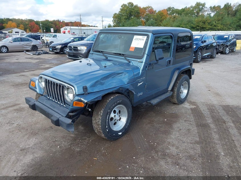 1J4FY19SXWP742221 1998 JEEP WRANGLER photo no. 2