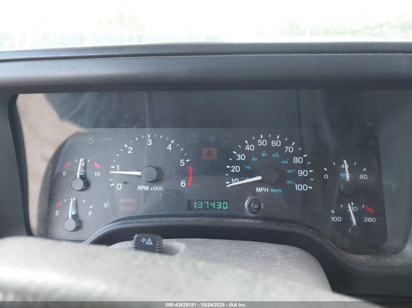 1998 Jeep Wrangler Sport VIN: 1J4FY19SXWP742221 Lot: 43529191