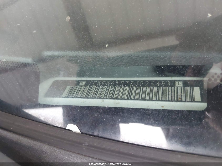 2008 GMC Yukon Denali VIN: 1GKFK63878J225499 Lot: 43529432