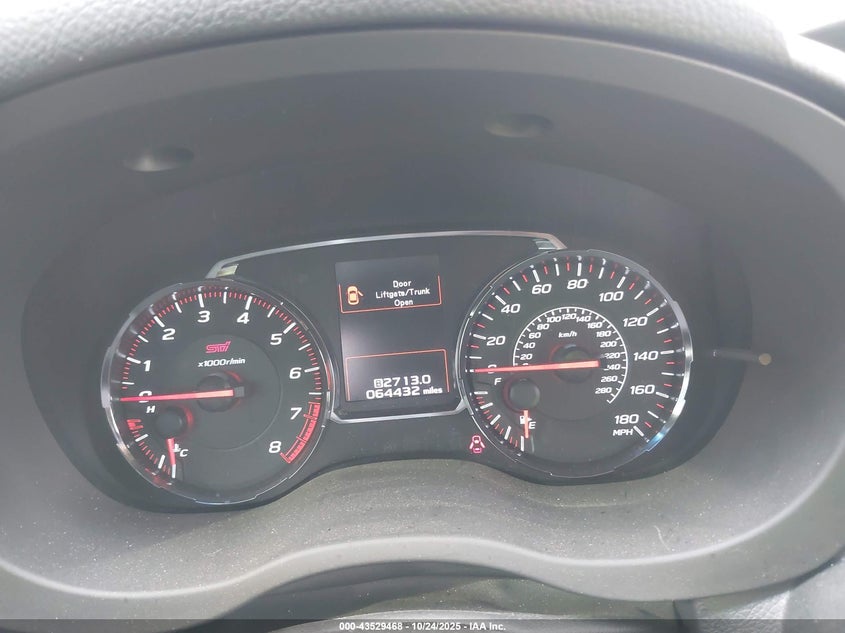 2018 SUBARU WRX STI LIMITED JF1VA2W66J9803926