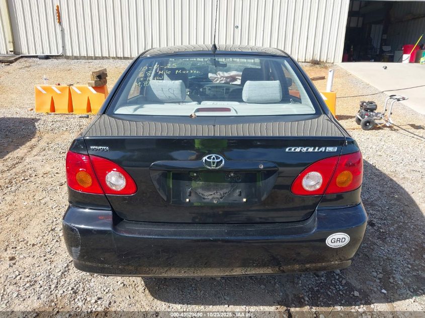 2003 Toyota Corolla Le VIN: JTDBR32E230020960 Lot: 43529490