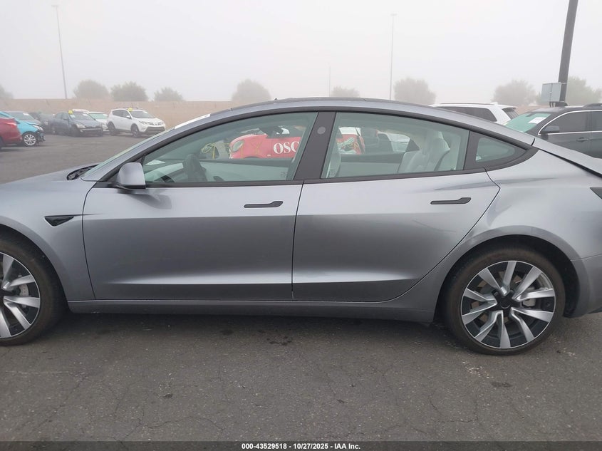 2025 Tesla Model 3 Long Range Rear-Wheel Drive/Standard VIN: 5YJ3E1EA7SF007389 Lot: 43529518