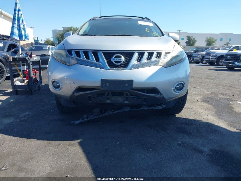 2009 Nissan Murano Sl VIN: JN8AZ18U49W028874 Lot: 43529617