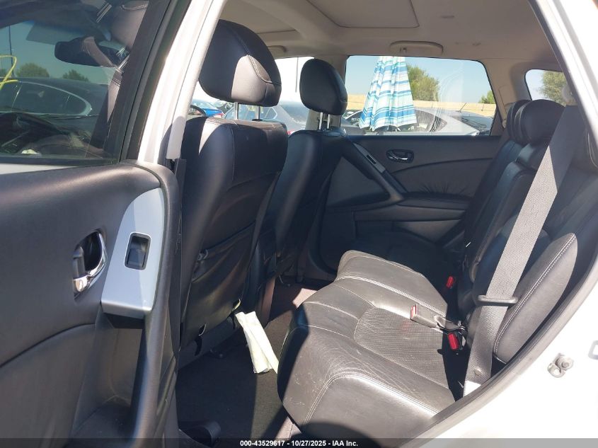 2009 Nissan Murano Sl VIN: JN8AZ18U49W028874 Lot: 43529617