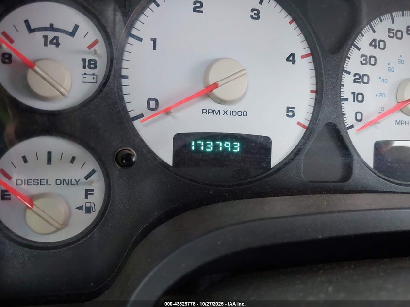 2005 Dodge Ram 2500 Slt/Laramie VIN: 3D7KR28C85G727579 Lot: 43529778