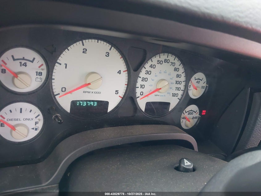 2005 Dodge Ram 2500 Slt/Laramie VIN: 3D7KR28C85G727579 Lot: 43529778