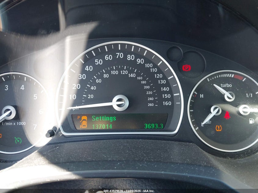 2008 Saab 9-3 2.0T VIN: YS3FB49Y281129165 Lot: 43529836