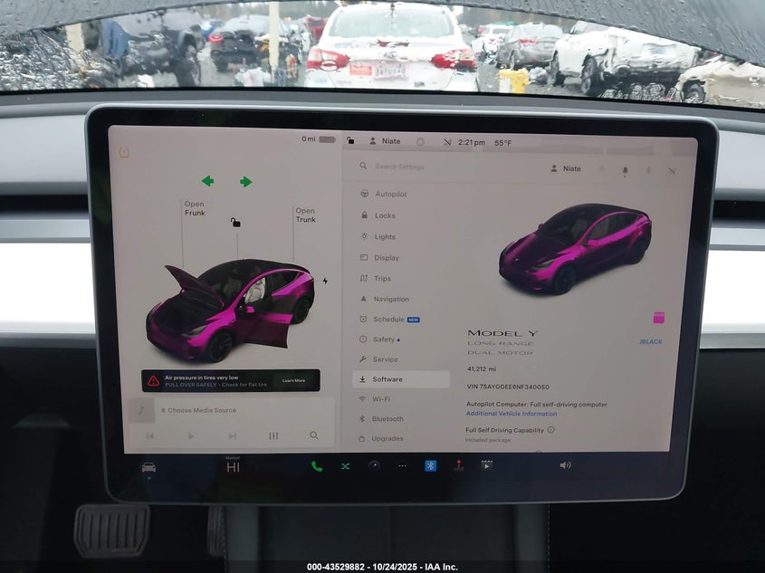 2022 Tesla Model Y Long Range Dual Motor All-Wheel Drive VIN: 7SAYGDEE6NF340050 Lot: 43529882