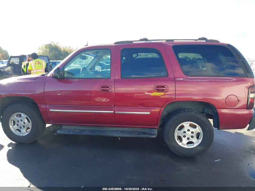 2005 Chevrolet Tahoe Ls VIN: 1GNEC13V85J139215 Lot: 43529886