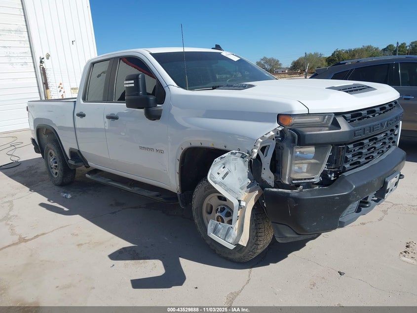 2022 CHEVROLET SILVERADO 2500HD 4WD  STANDARD BED WT - 1GC2YLEY8NF193973