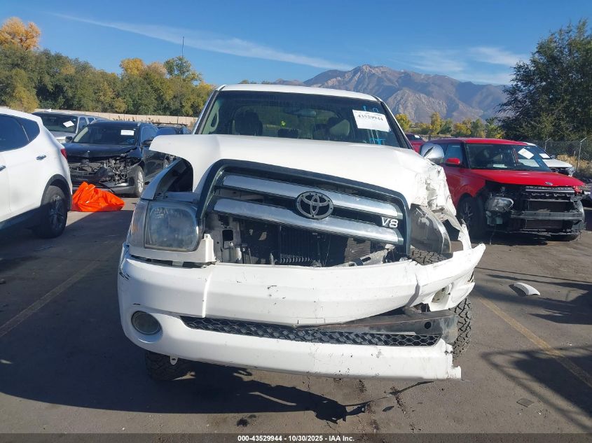 2006 Toyota Tundra Sr5 V8 VIN: 5TBDT44136S553355 Lot: 43529944