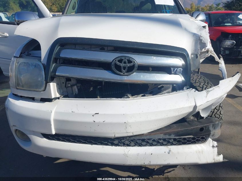 2006 Toyota Tundra Sr5 V8 VIN: 5TBDT44136S553355 Lot: 43529944