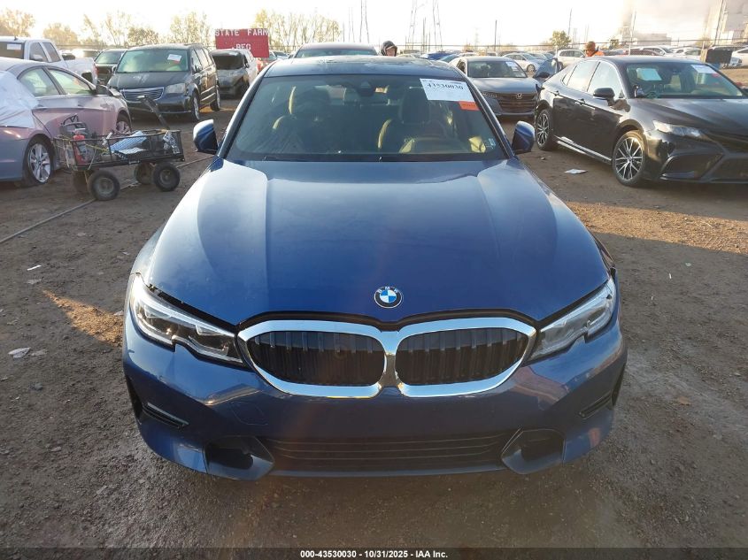 2021 BMW 330I xDrive VIN: 3MW5R7J02M8B53037 Lot: 43530030