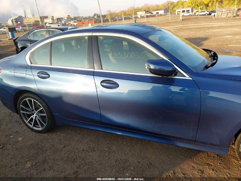 2021 BMW 330I xDrive VIN: 3MW5R7J02M8B53037 Lot: 43530030