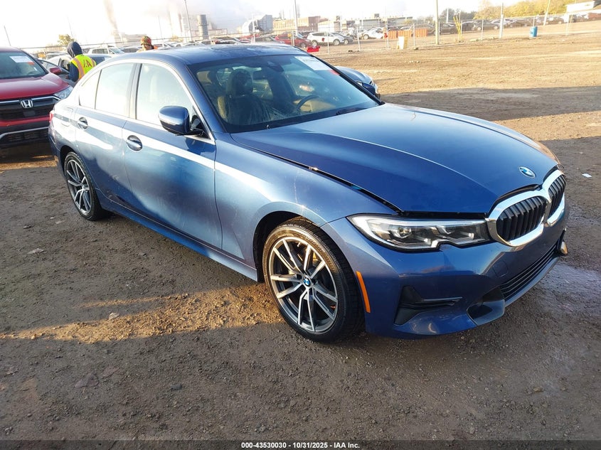 3MW5R7J02M8B53037 2021 BMW 330I xDrive auction photo 1