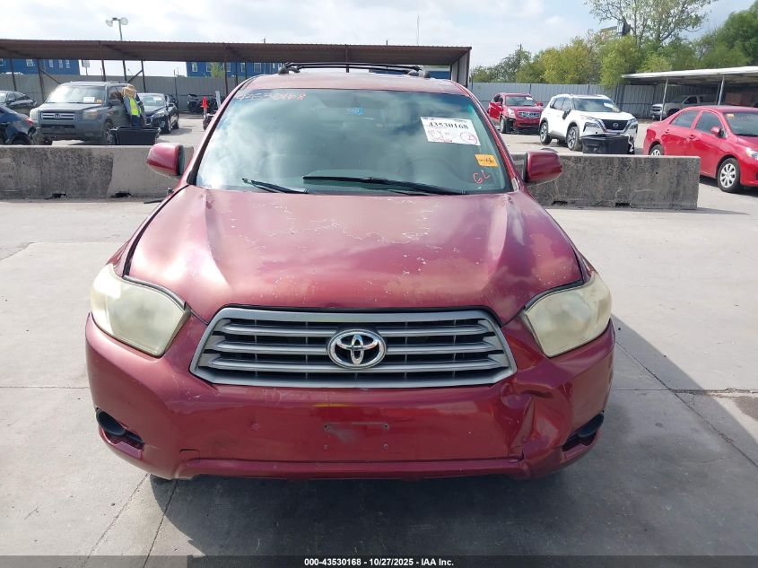 2008 Toyota Highlander VIN: JTEDS41A282021115 Lot: 43530168