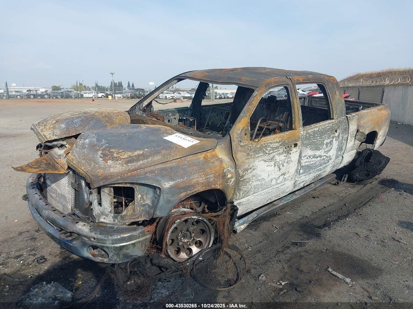 2006 Dodge Ram 2500 Slt VIN: 3D7KS29C96G155264 Lot: 43530265