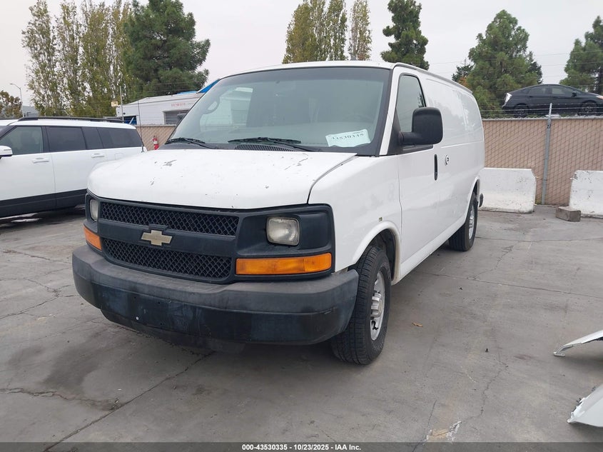 2013 CHEVROLET EXPRESS 2500 WORK VAN 1GCWGFCB7D1902523