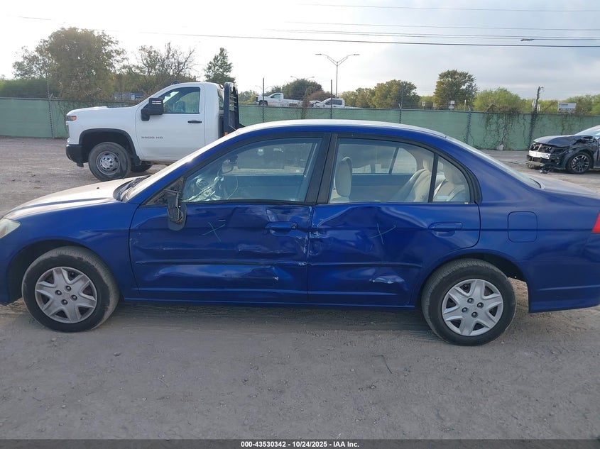 2004 Honda Civic Vp VIN: 1HGES16334L005688 Lot: 43530342
