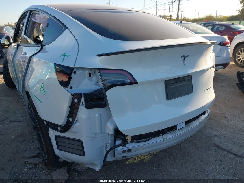 2023 Tesla Model Y Performance Dual Motor All-Wheel Drive VIN: 7SAYGDEFXPF789968 Lot: 43530369