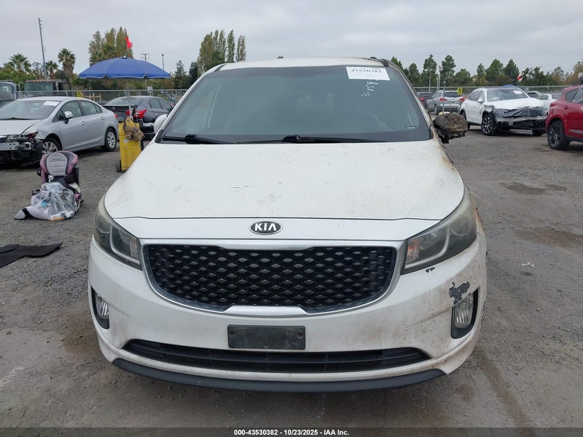2015 KIA SEDONA SX KNDMC5C12F6079736