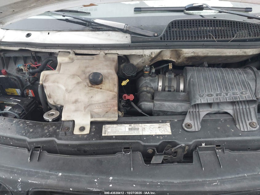 2001 GMC Savana Standard VIN: 1GTFG25M711904338 Lot: 43530412