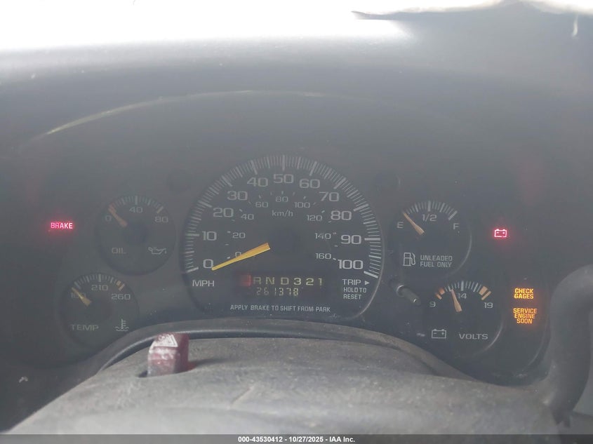 2001 GMC Savana Standard VIN: 1GTFG25M711904338 Lot: 43530412