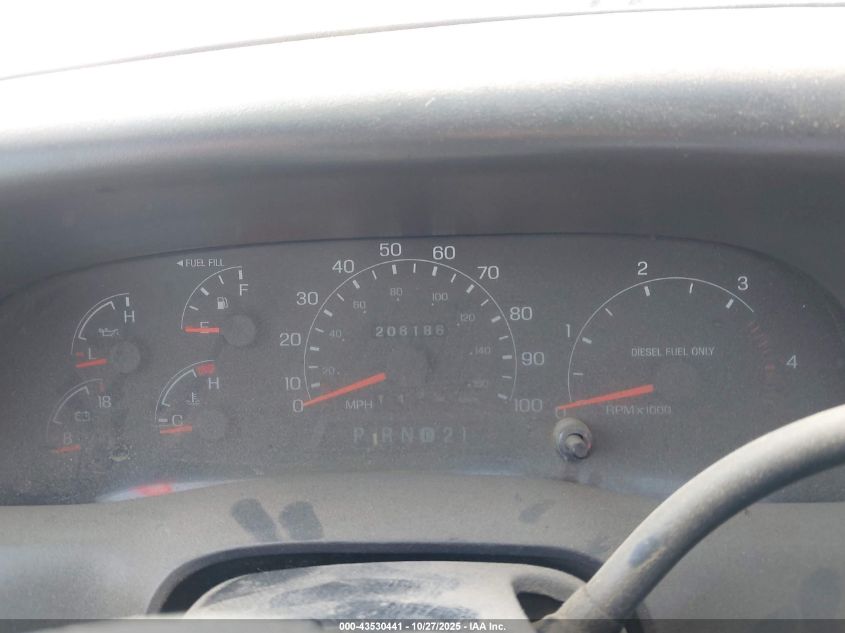 2000 Ford F-250 VIN: 1FTNX20F8YEC33110 Lot: 43530441