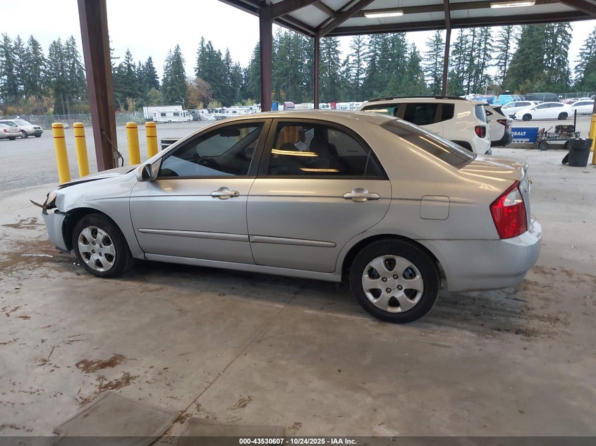 2004 Kia Spectra Ex/Lx VIN: KNAFE121245008503 Lot: 43530607