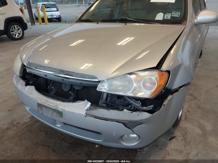 2004 Kia Spectra Ex/Lx VIN: KNAFE121245008503 Lot: 43530607